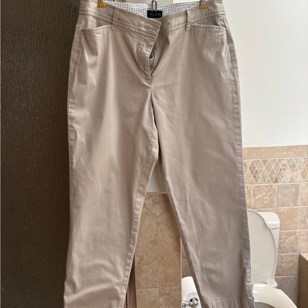 Talbots women’s Khaki Chinos
